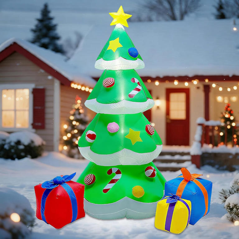 The Top Outdoor Christmas Inflatables to Decorate Your Yard This ...