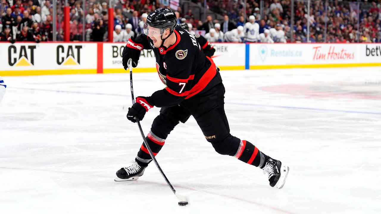 Senators captain Brady Tkachuk reveals target date for return from ...
