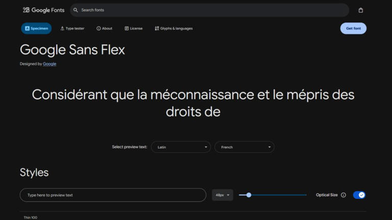 Écrivez comme Google : la nouvelle police Google Sans Flex est gratuite