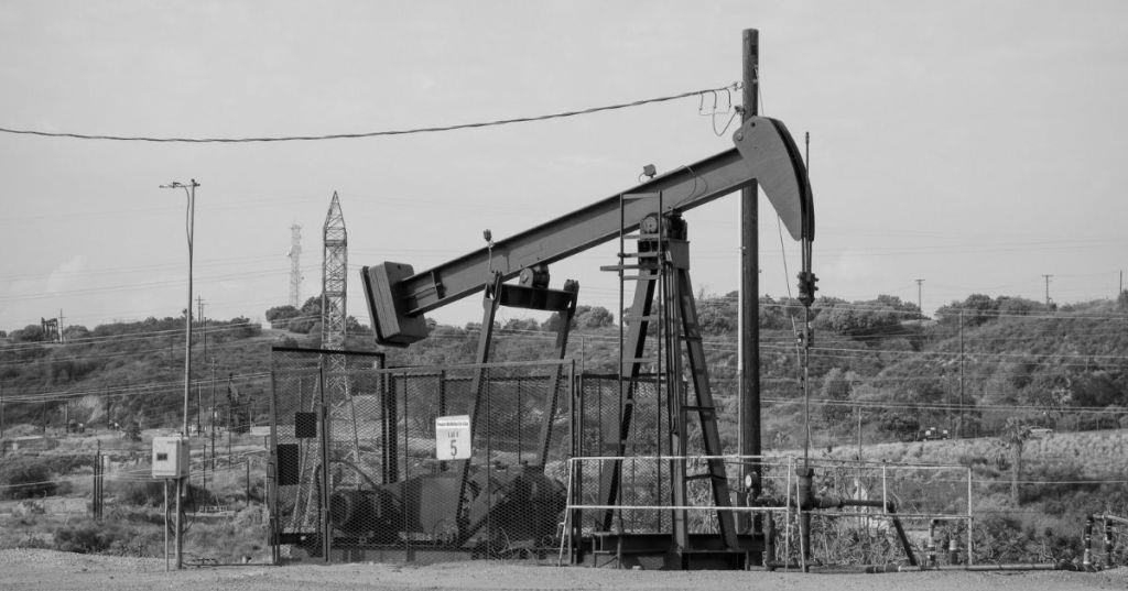 Oil field in Inglewood, California