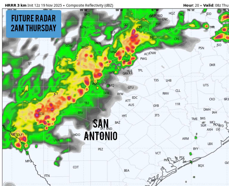 Flood watch issued in South-Central Texas. Here's where heaviest rain ...