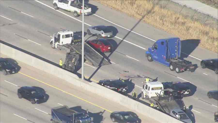 NB I-25 in Lone Tree reopened Wednesday after multi-vehicle crash