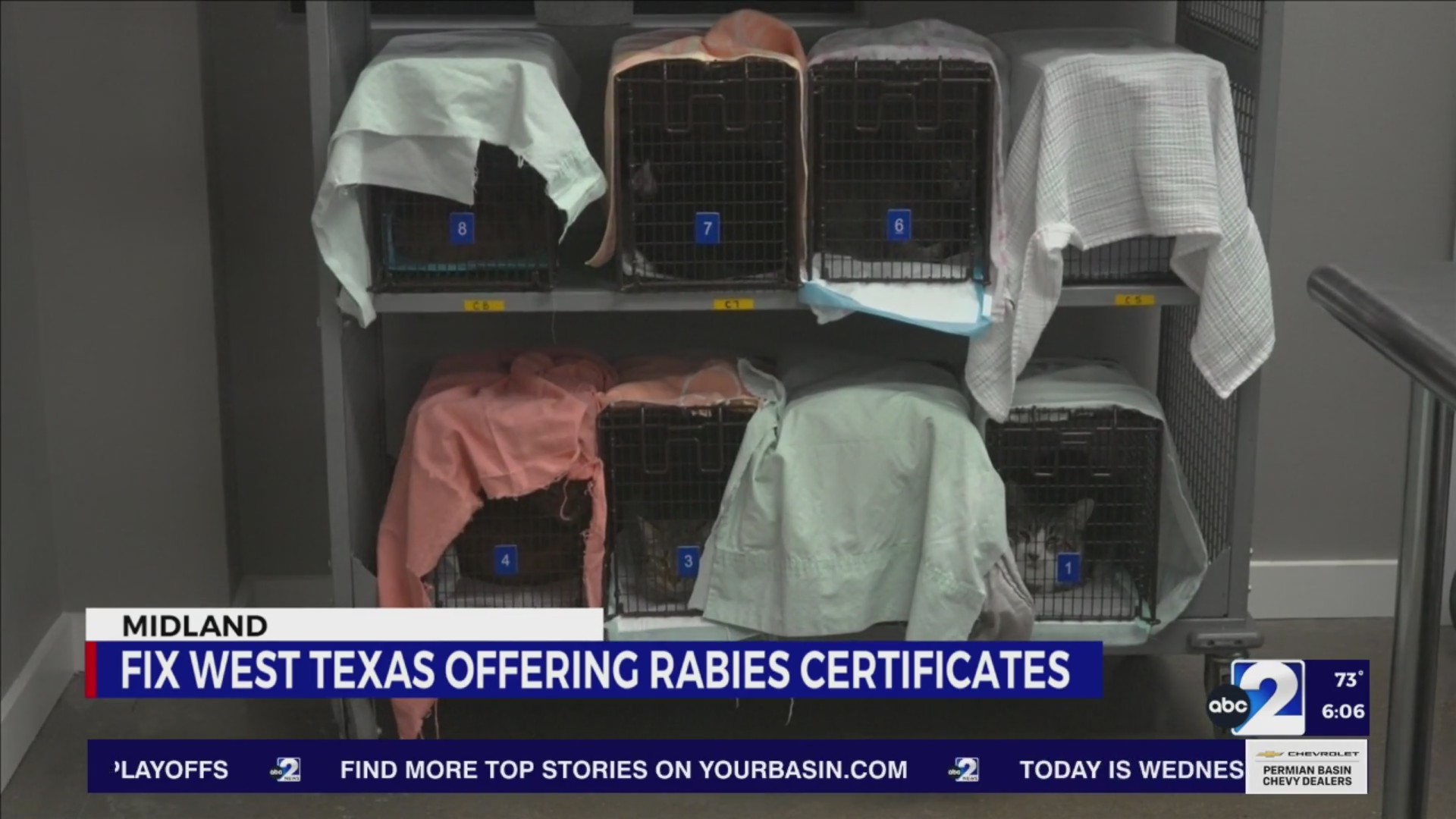 Fix West Texas Rabies Certificates