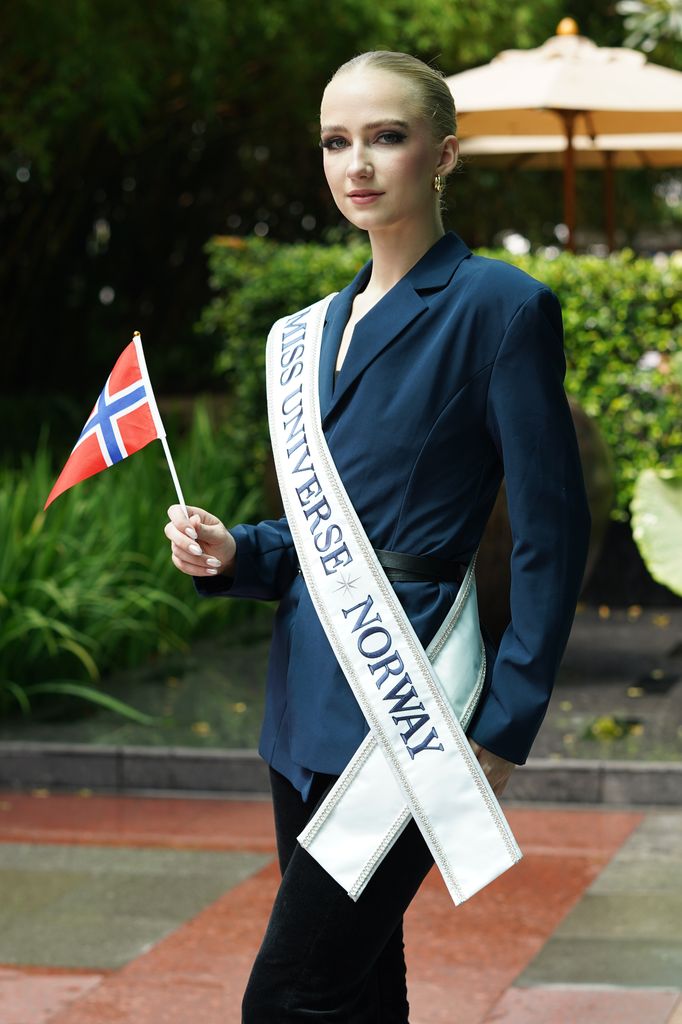 Como un salmón gigante: así fue el traje típico de Miss Universe Noruega