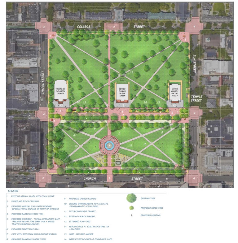 New Haven advances concept plan for the Green, eyes raised ...