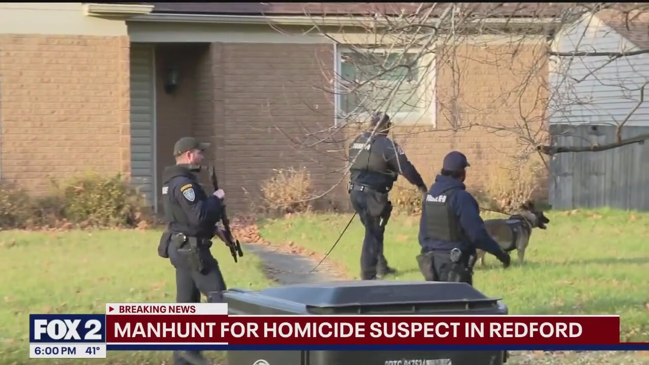 Homicide suspect manhunt ongoing in Redford Township