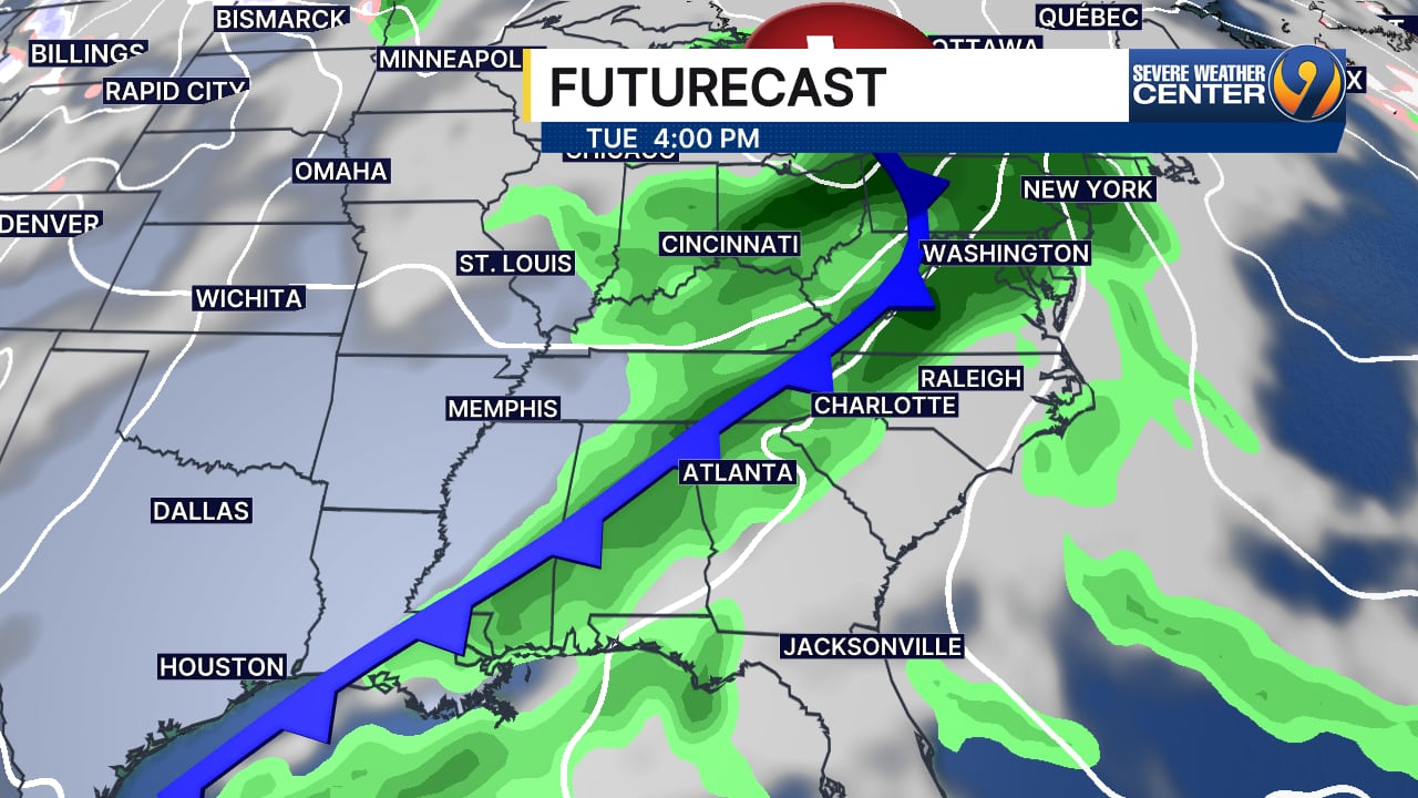 Active weather system could impact Thanksgiving travel