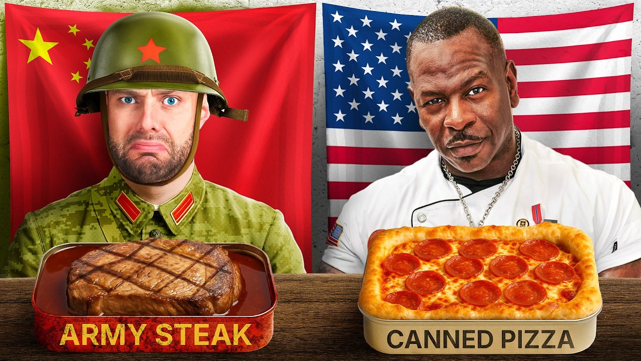 What soldiers eat around the world - military food taste test