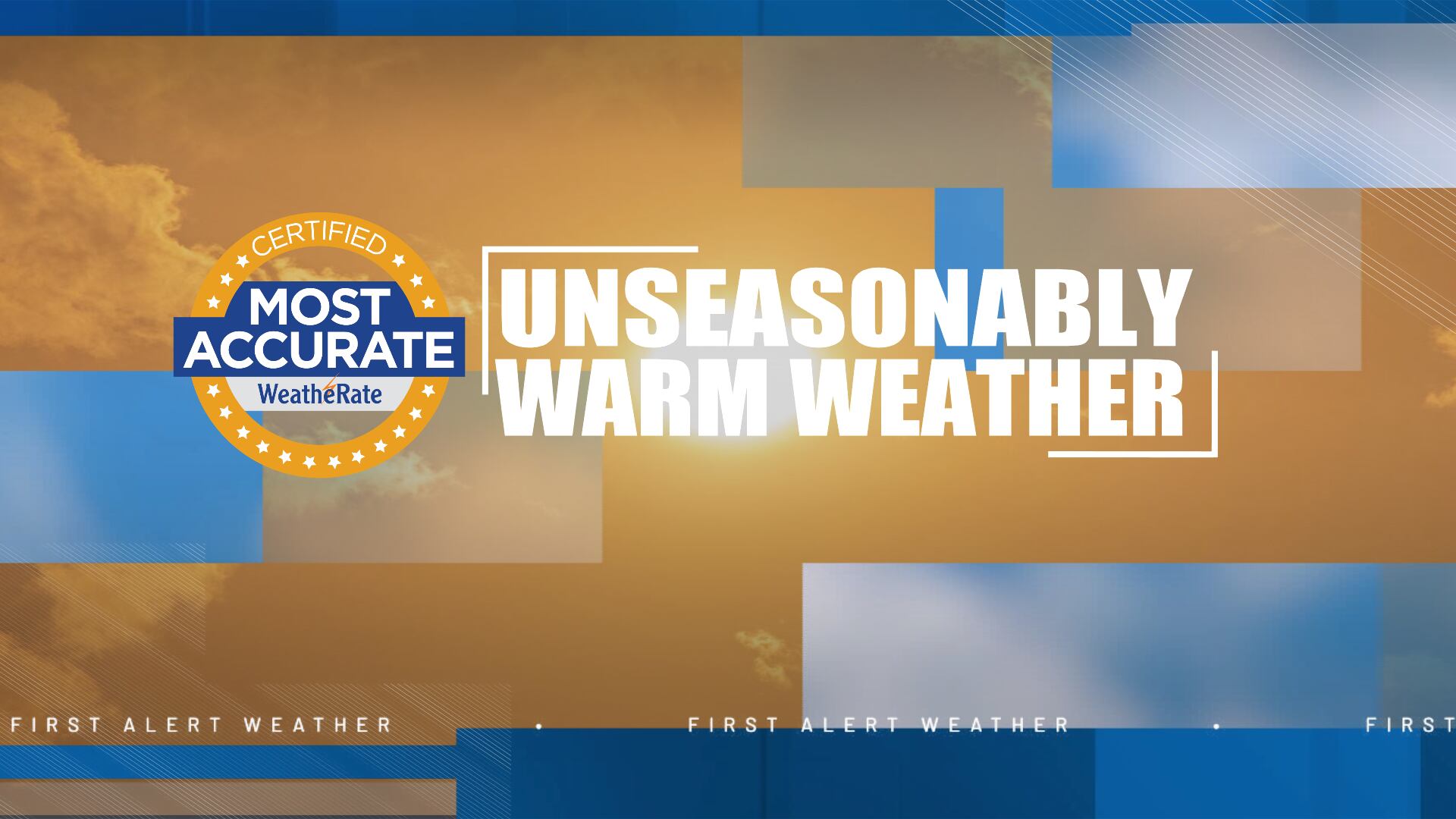 FIRST ALERT: Warm end to the week, watching weekend rain chance