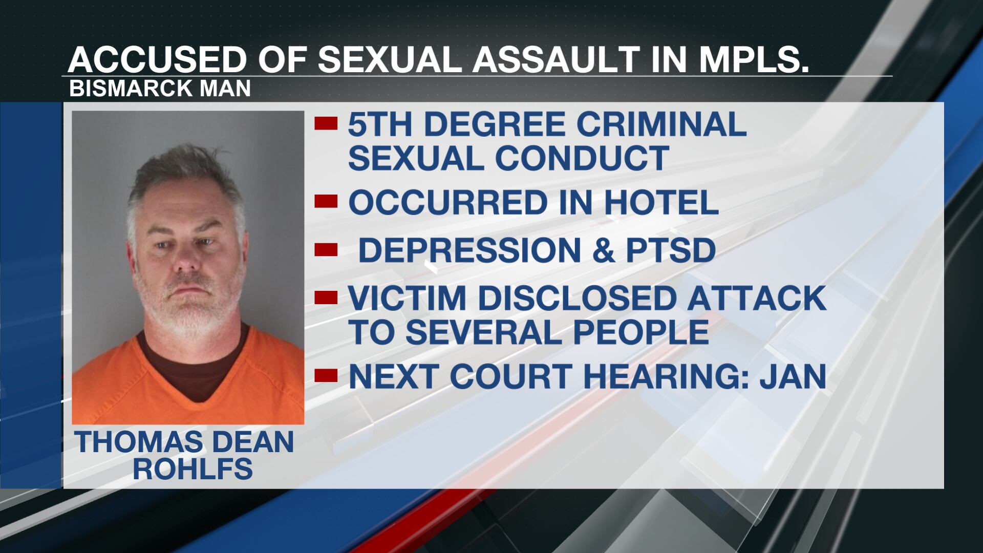 Bismarck man arrested for criminal sexual conduct in Minnesota