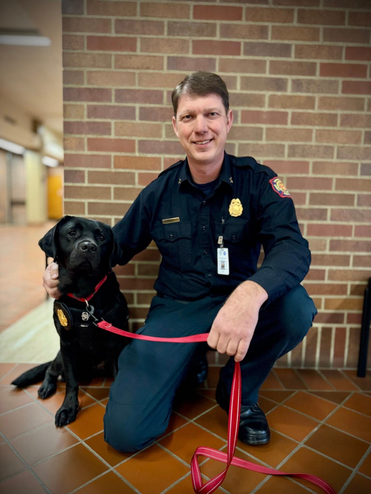 New detection dog at the Evansville Fire Department