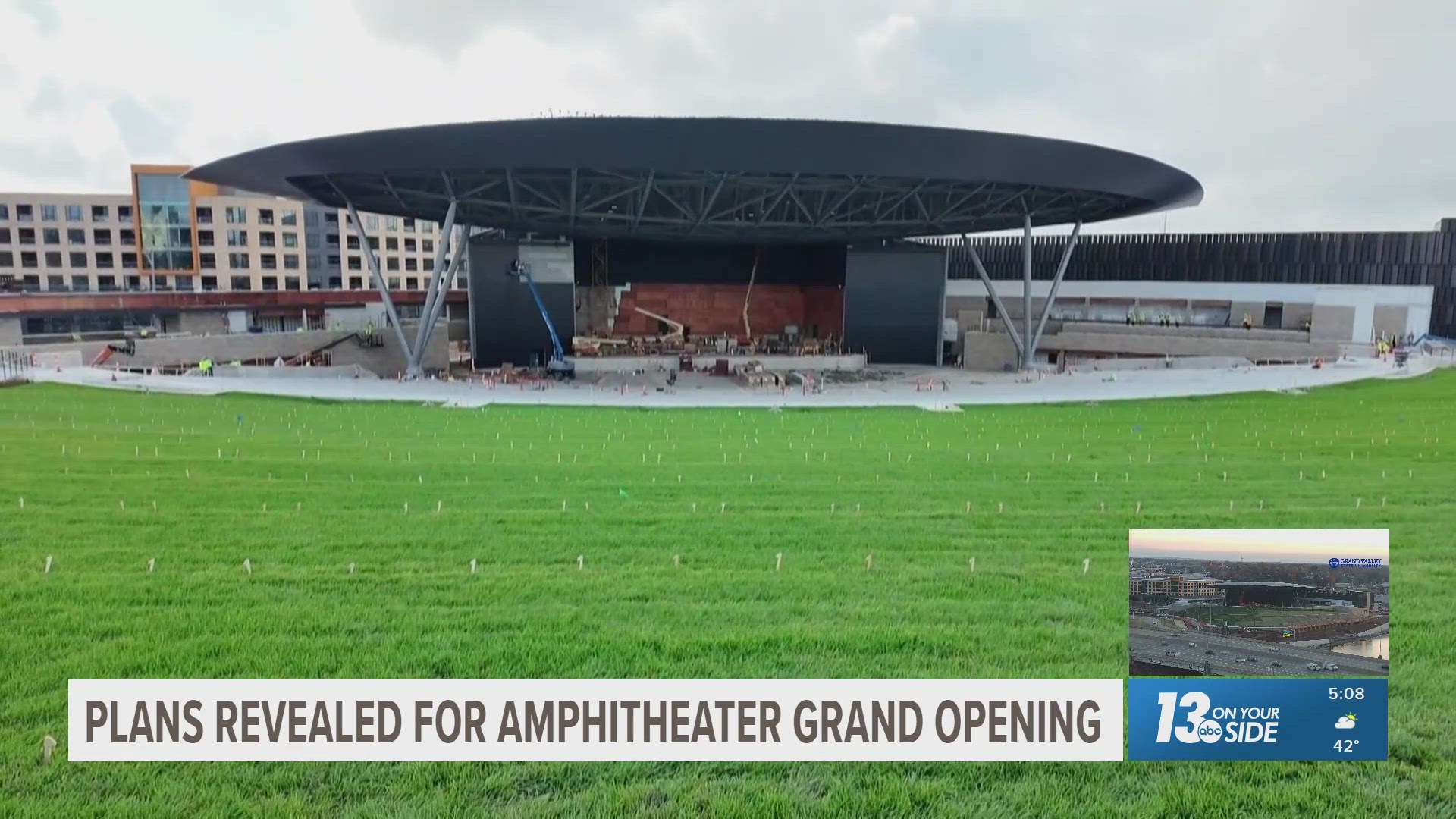 Plans revealed for Acrisure Amphitheater grand opening next spring