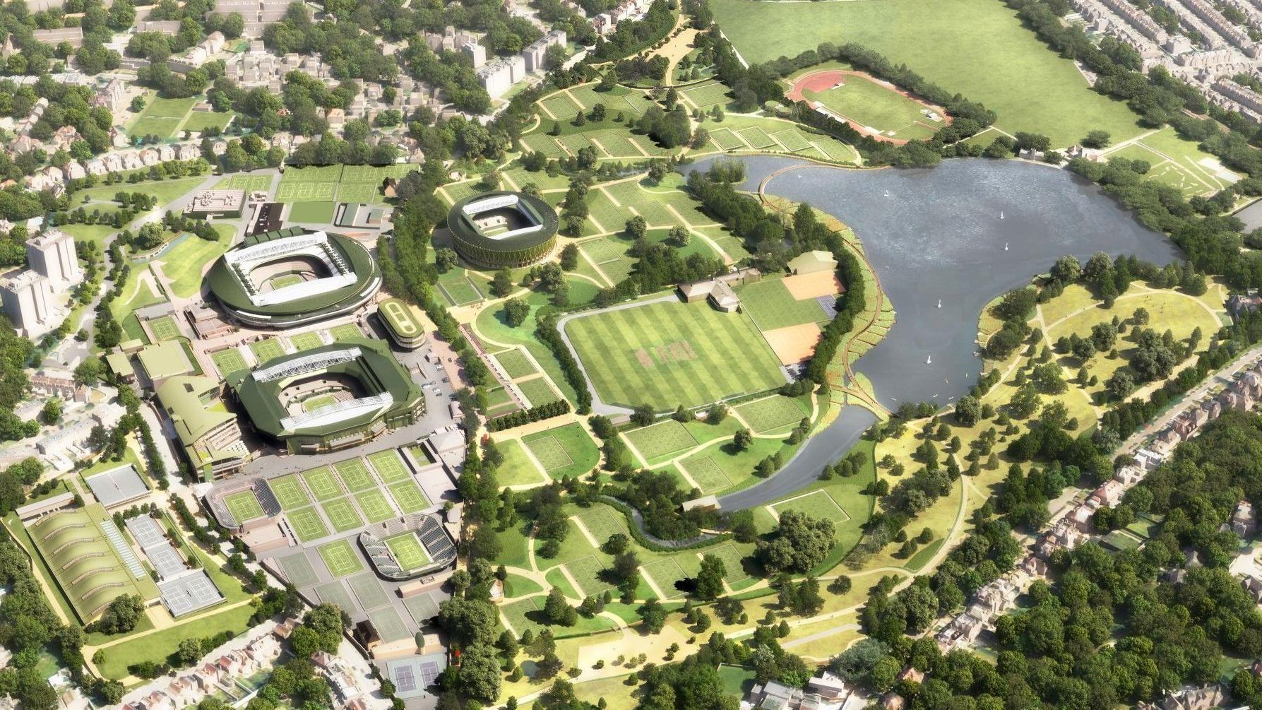 The All England Club (AELTC) wants to build 38 tennis courts on the former site of Wimbledon Park Golf Club