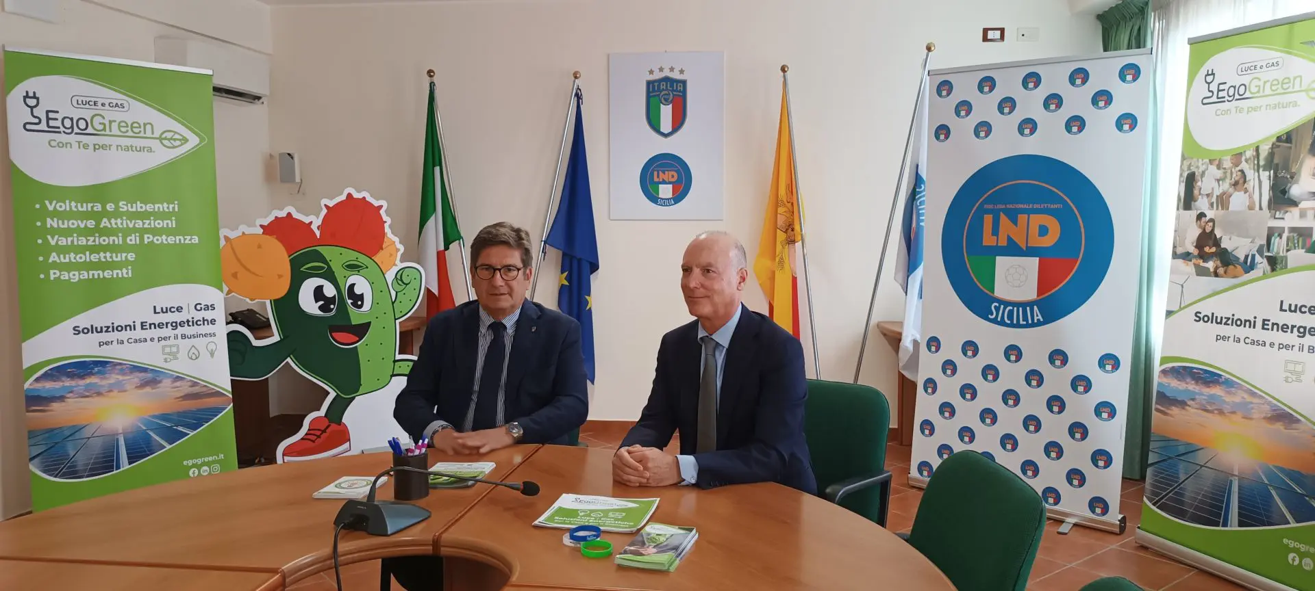 Convenzione e partnership energetica tra la LND Sicilia ed EgoGreen