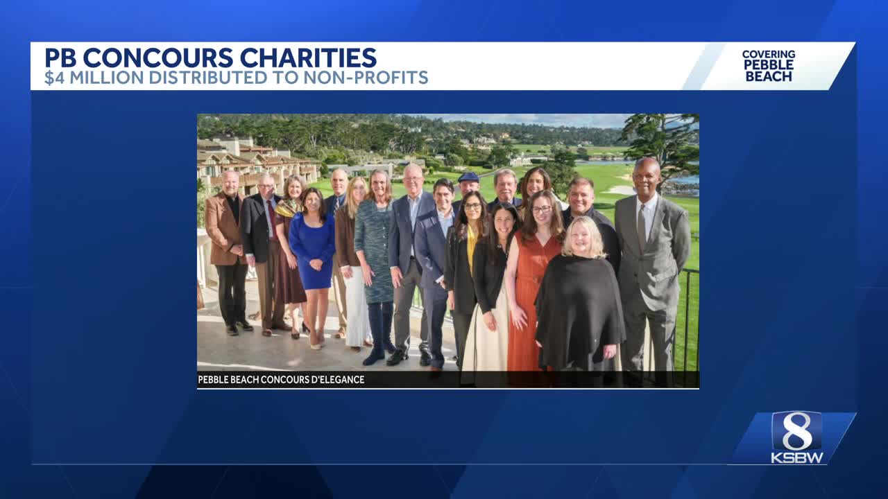 Pebble Beach Concours d'Elegance raises $4 million for local charities