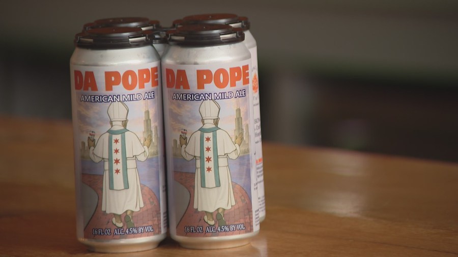 Pope Leo XIV receives Chicago-made ‘Da Pope’ beer from Gov. Pritzker