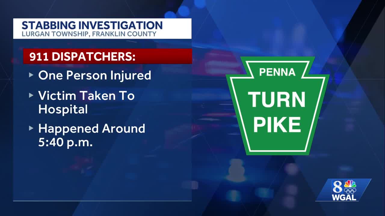 1 person injured in Franklin County stabbing along Pennsylvania Turnpike