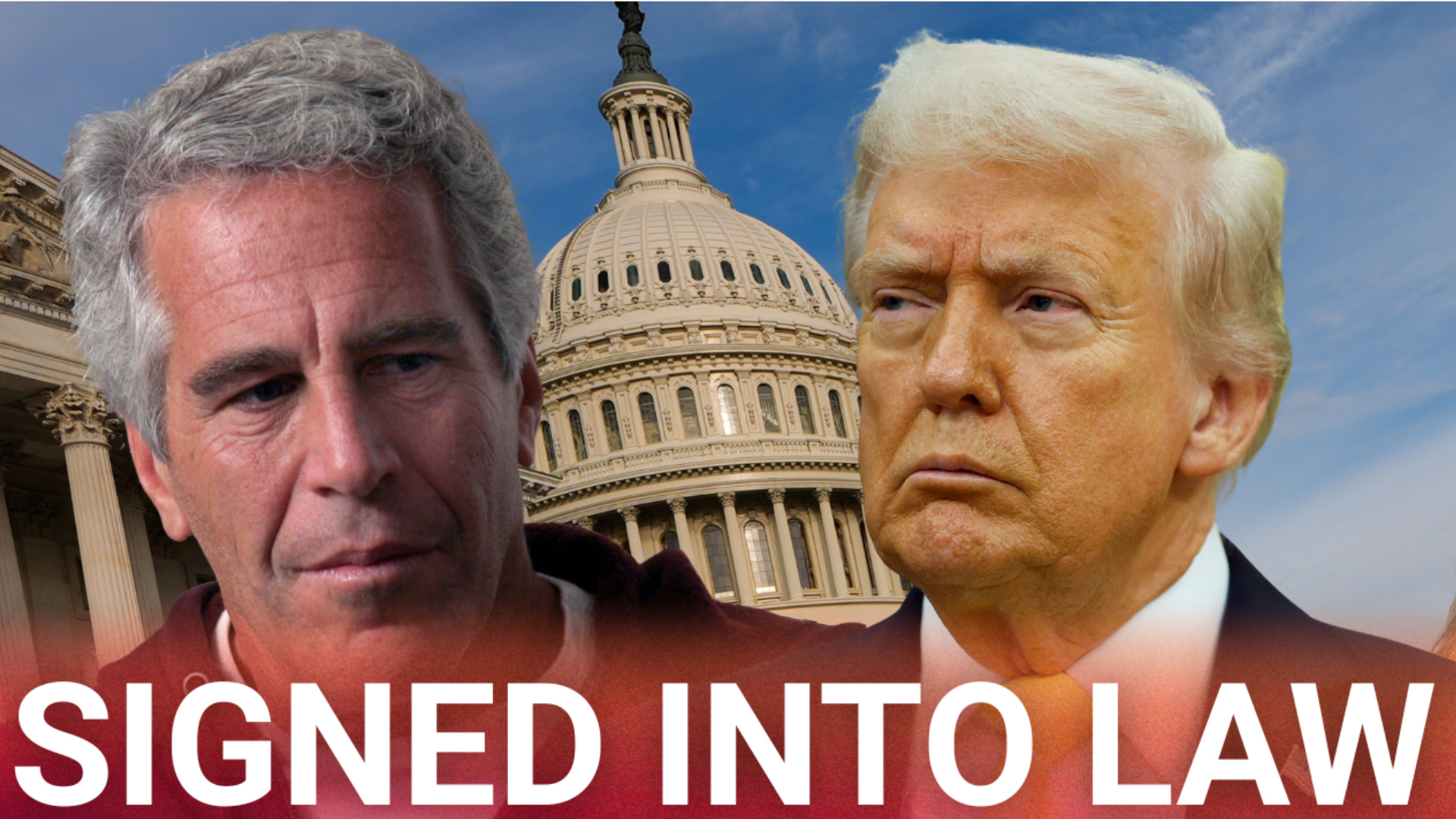 Donald Trump signs law to officially release all Epstein files