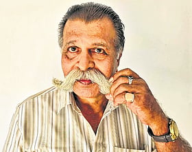 Face value! Giridharan’s moustache proves a smash hit on campaign trail