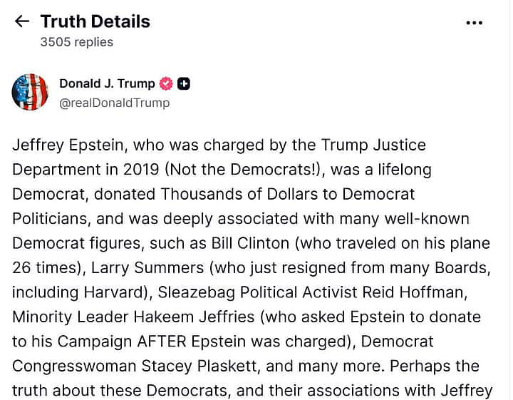 Donald Trump Signs Bill To Release Epstein Files After Stunning U-Turn