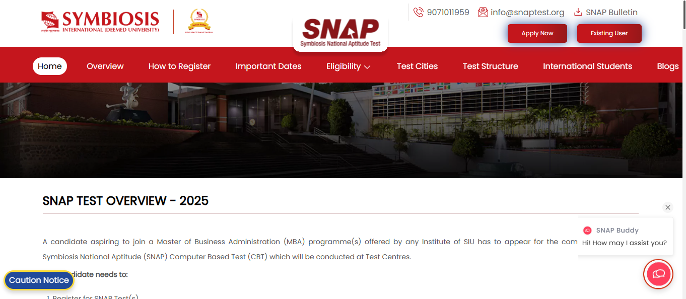 SNAP 2025 registration window closes today at snaptest.org: Check ...