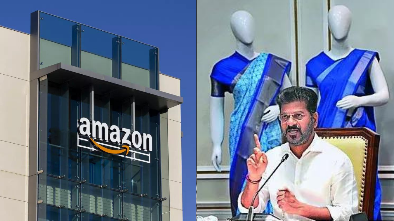 Talks With Amazon to Market Products of Women’s SHGs; Telangana Launches Massive Saree Rollout