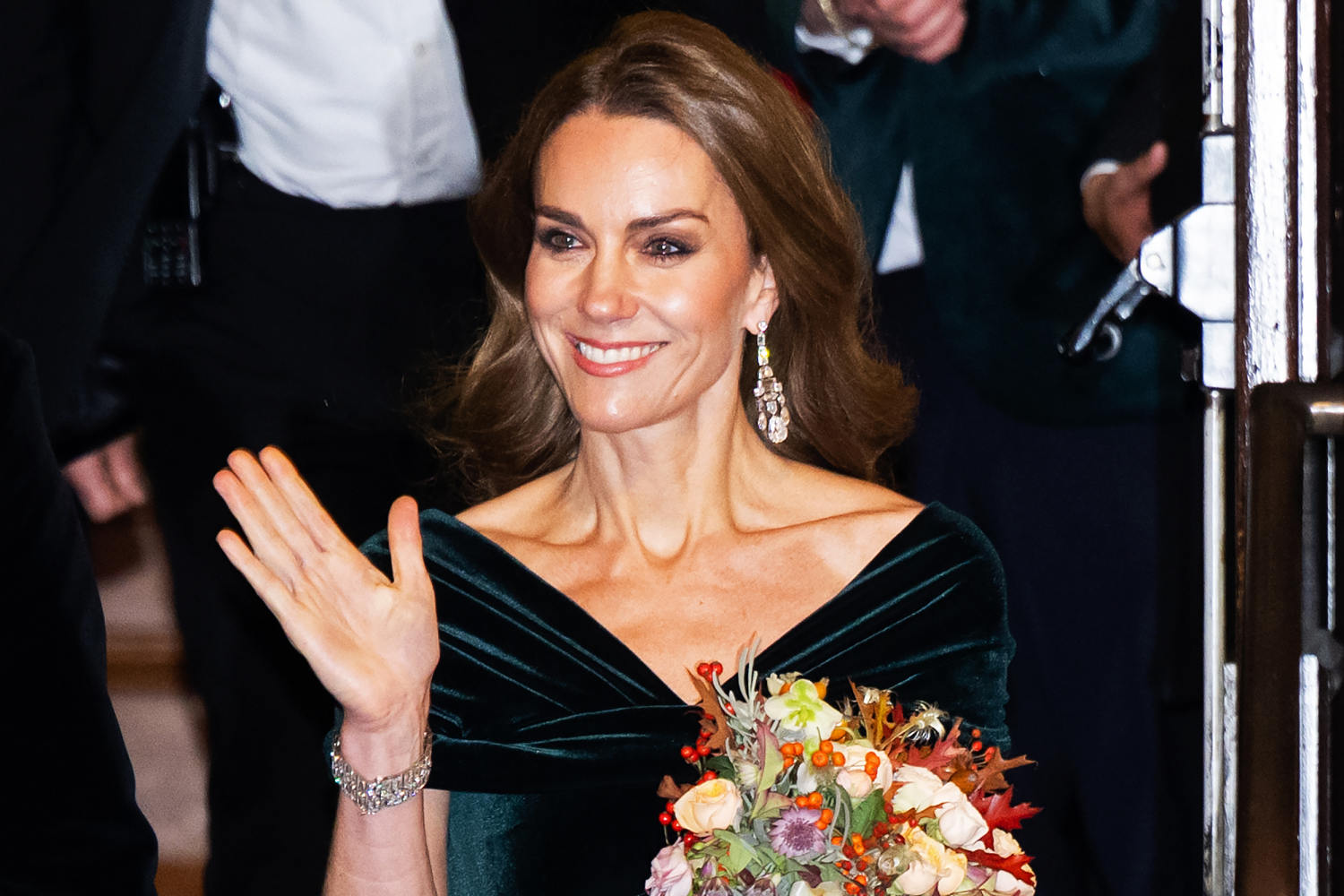 Kate's fuller re-emergence has boosted the royals. (Samir Hussein / Getty Images)