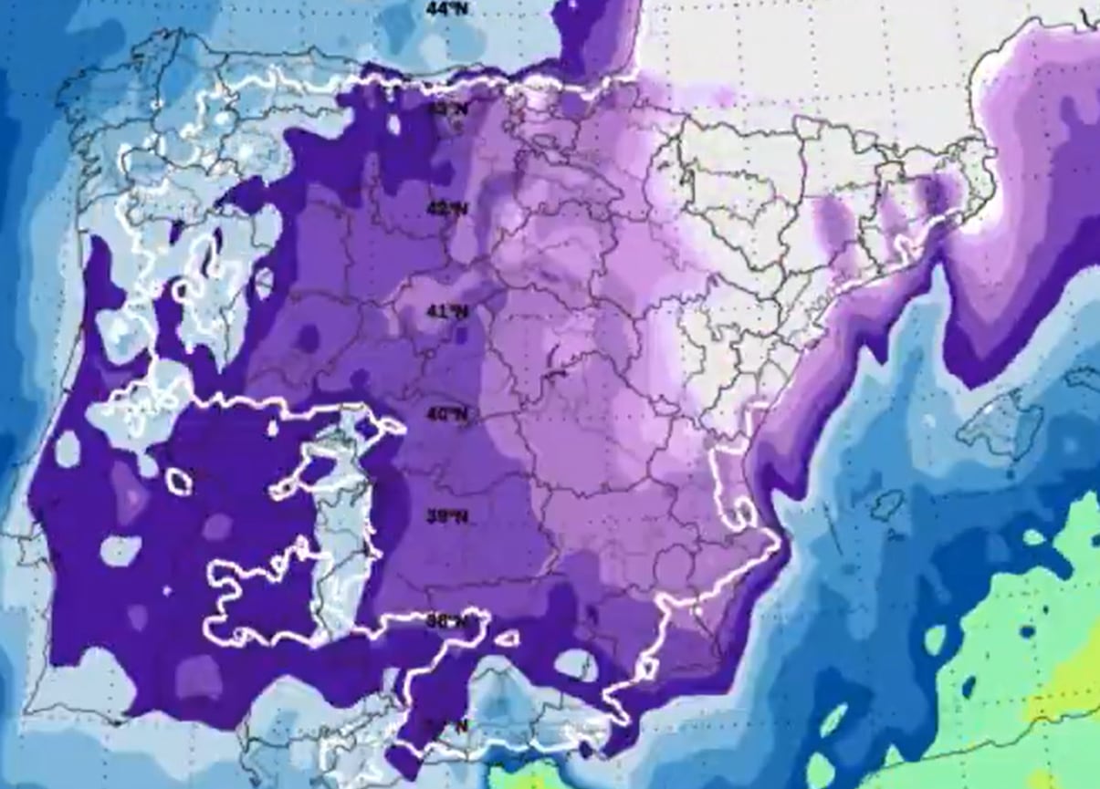 AEMET avisa de la llegada de una masa de aire ártico a España: zonas ...