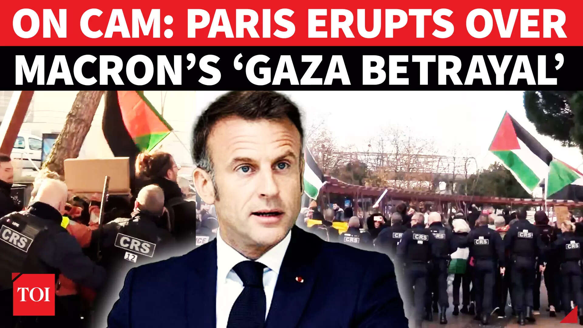 Paris Protesters EXPLODE At Macron, Clash With Riot Police As France ...