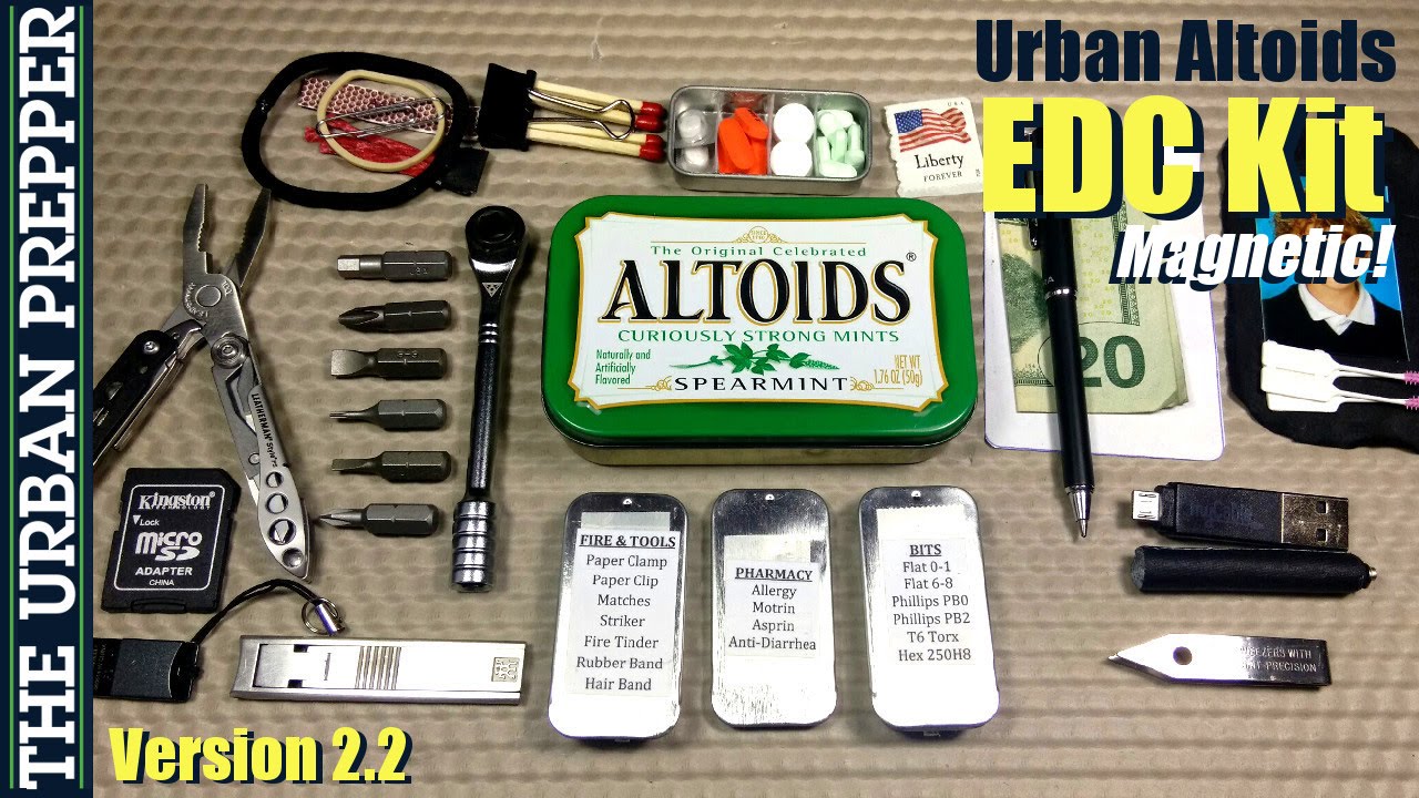 Urban Altoids EDC tin version 2.2 reviewed for everyday carry