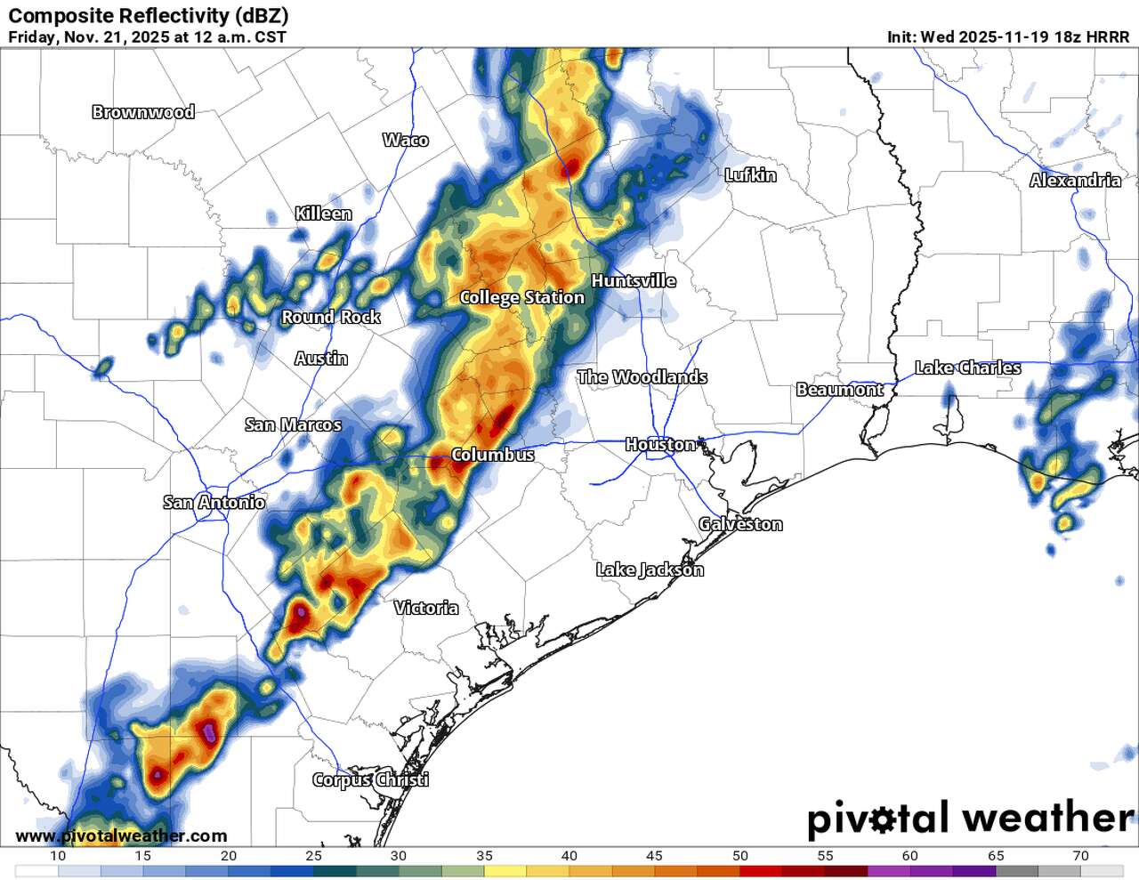 Heavy rain prompts Hill Country flood risk Thursday. Here's a timeline ...
