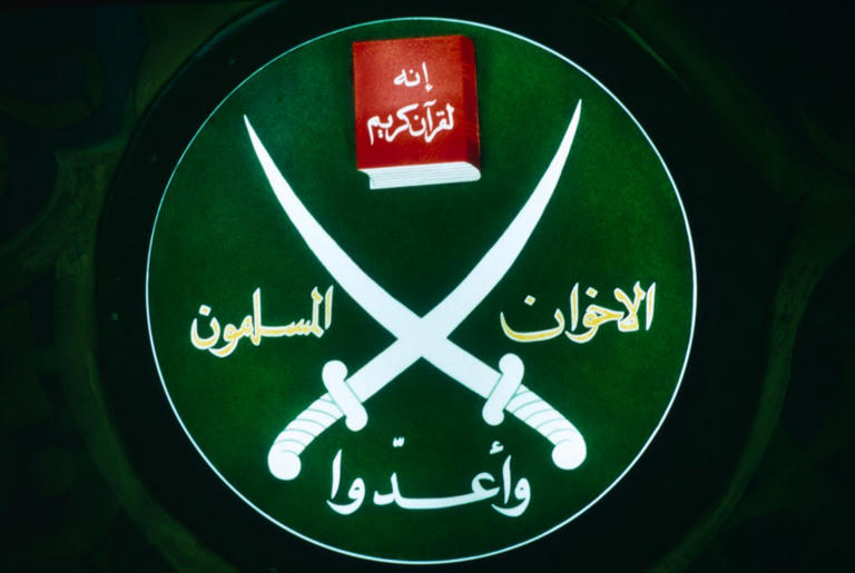 Emblem of the Muslim Brotherhood. Sygma via Getty Images
