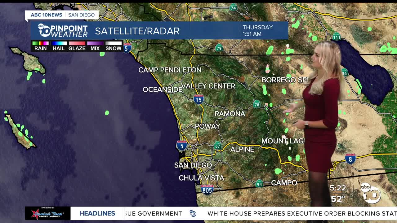 ABC 10News Pinpoint Weather with Weather Anchor Ava Kershner: Storm #3 ...