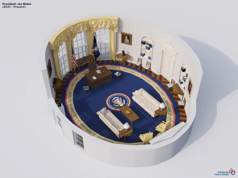 How every president from Taft to Trump decorated the Oval Office
