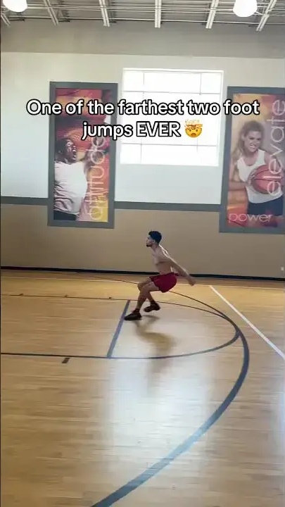 Two foot jump from the free throw line
