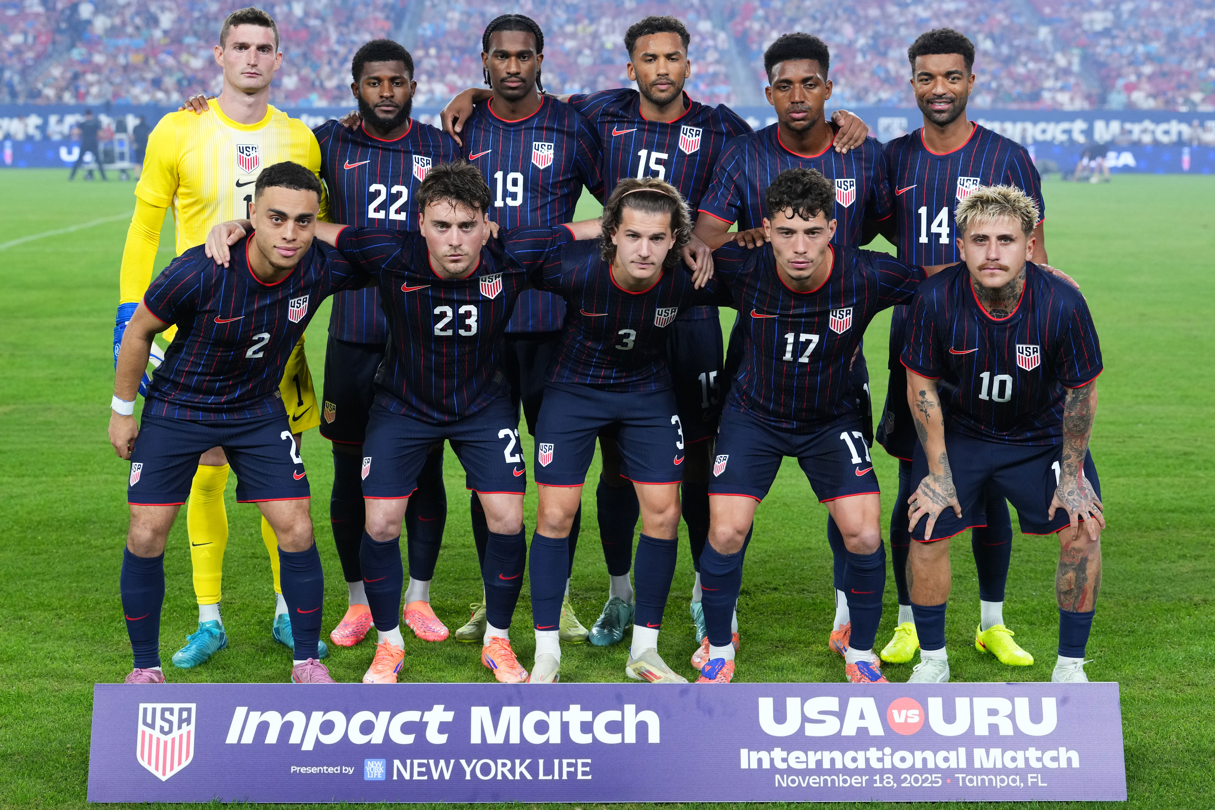 La selección masculina de Estados Unidos asciende al puesto 14 en el ranking FIFA de noviembre de 2025.