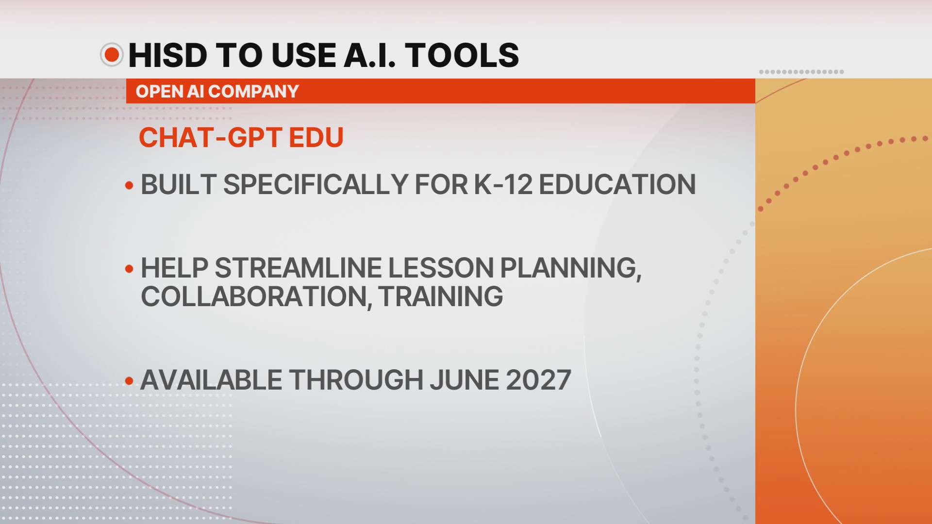 HISD announces AI tools for teachers using Chat GPT