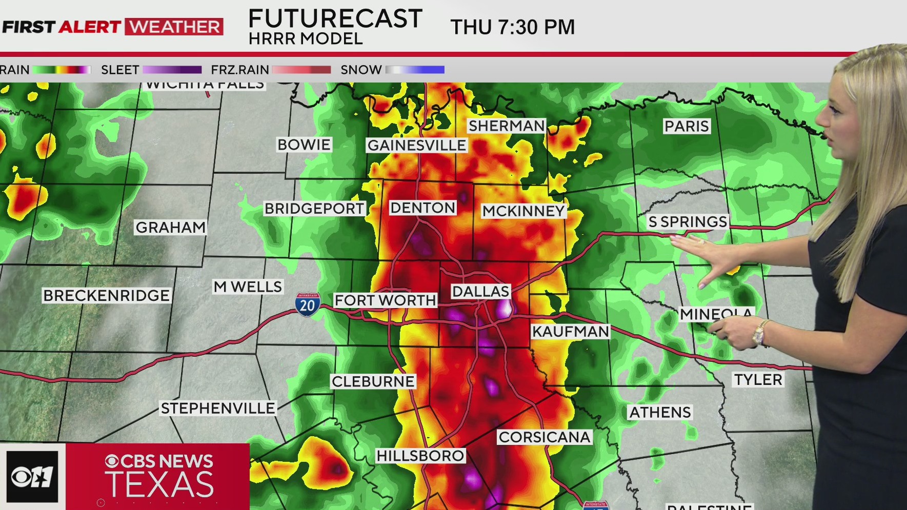 After early morning downpours, heavy rain to return to North Texas ...