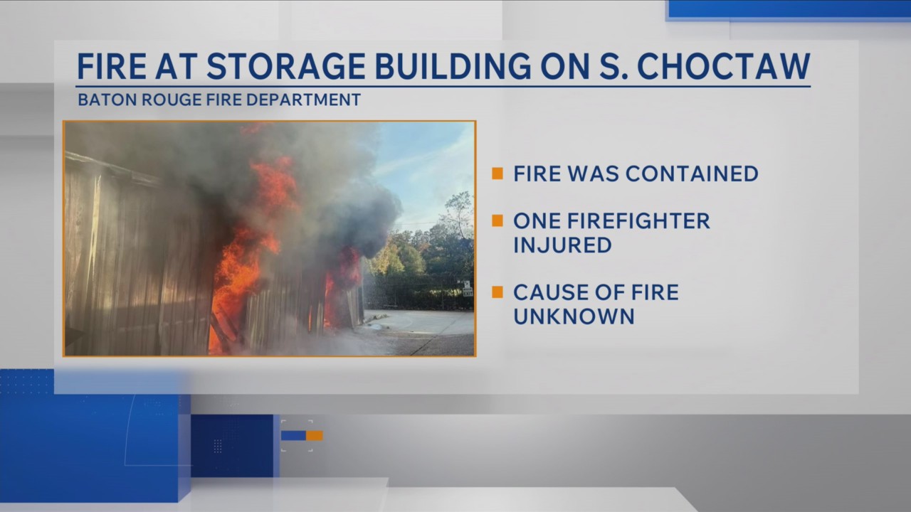 Baton Rouge firefighter expected to survive after battling business fire