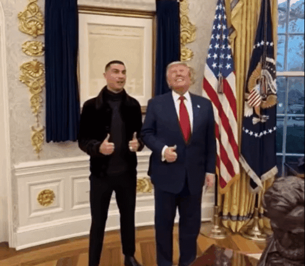 President Donald Trump Posts AI-Synthesized Video Praising Cristiano ...