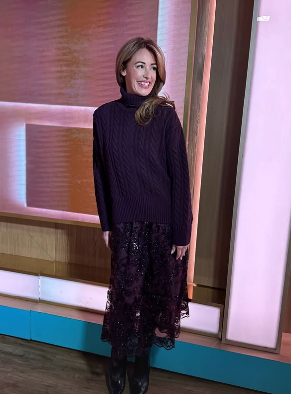 Cat Deeley wears perfect party season dress on This Morning from an ...