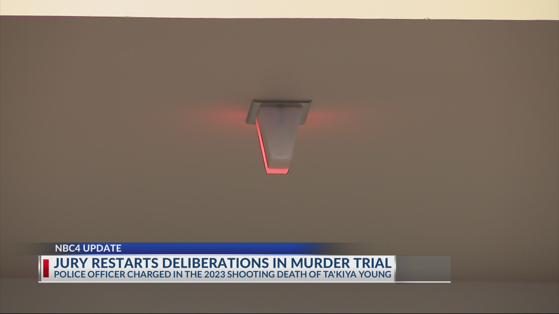 Jury restarts deliberations in officer's murder trial