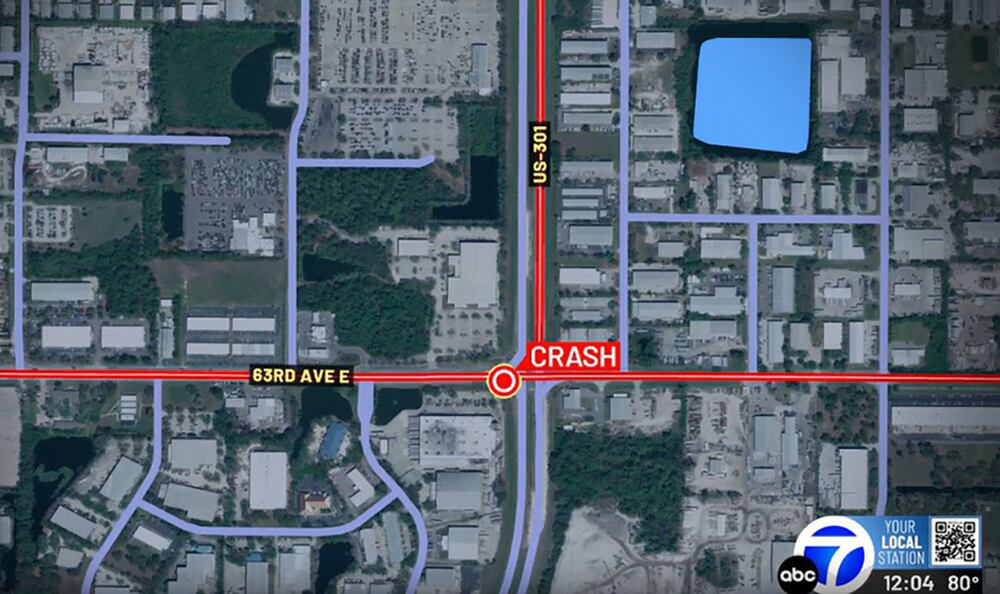 Woman killed in pedestrian crash on US 301 in Manatee County