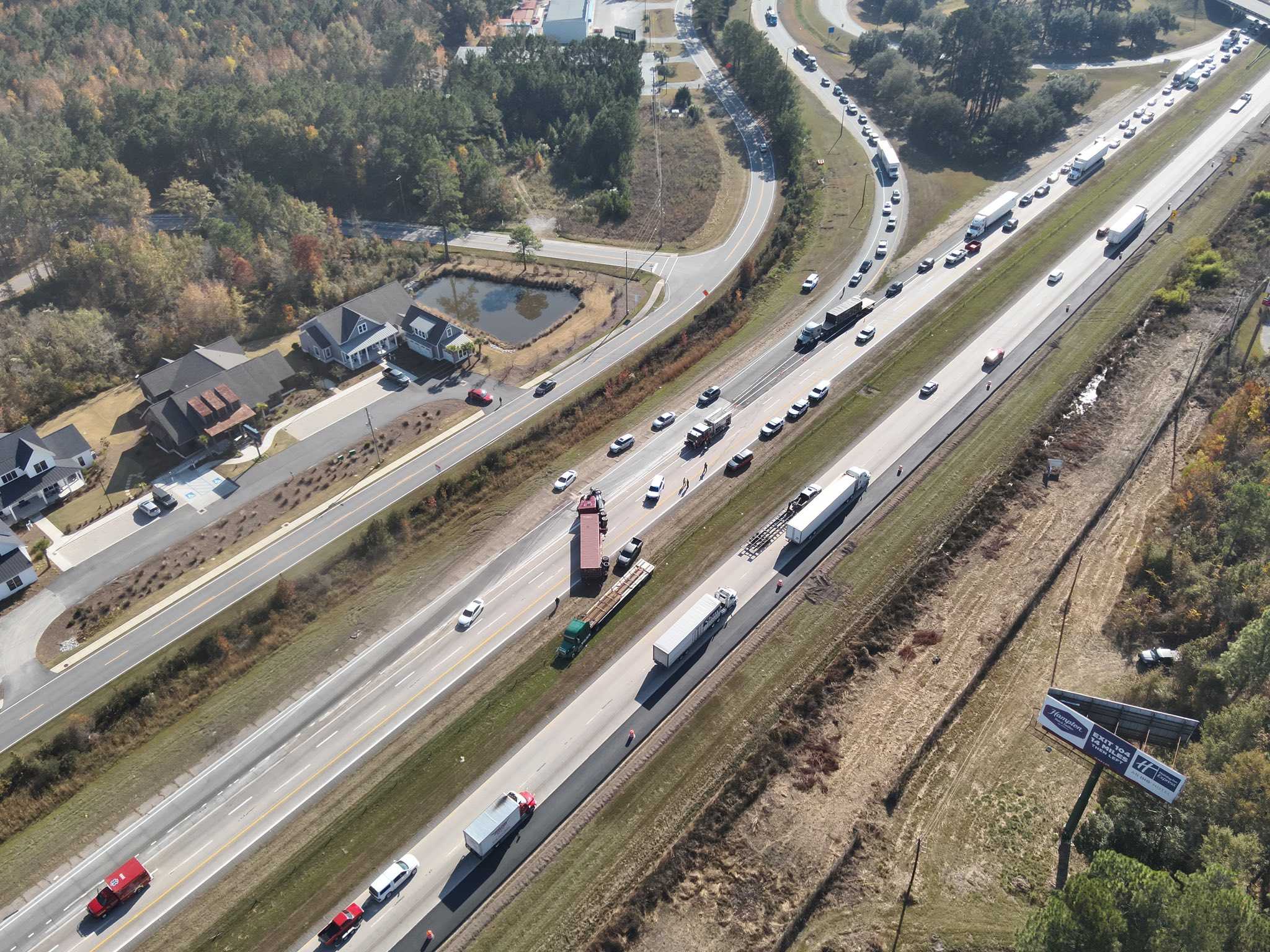 Crash shuts down I-95 near Georgia-South Carolina state line
