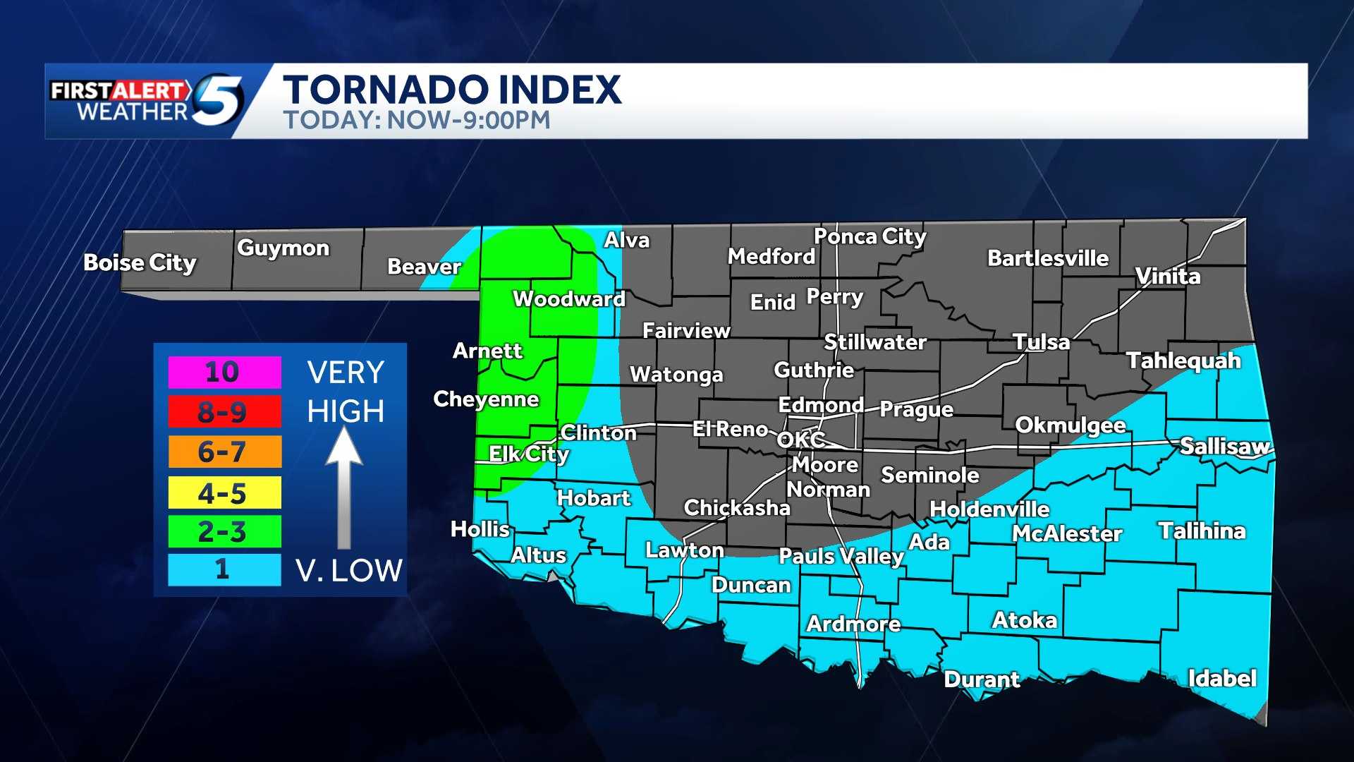 TIMELINE: More storms bring tornado threat to Oklahoma on Thursday