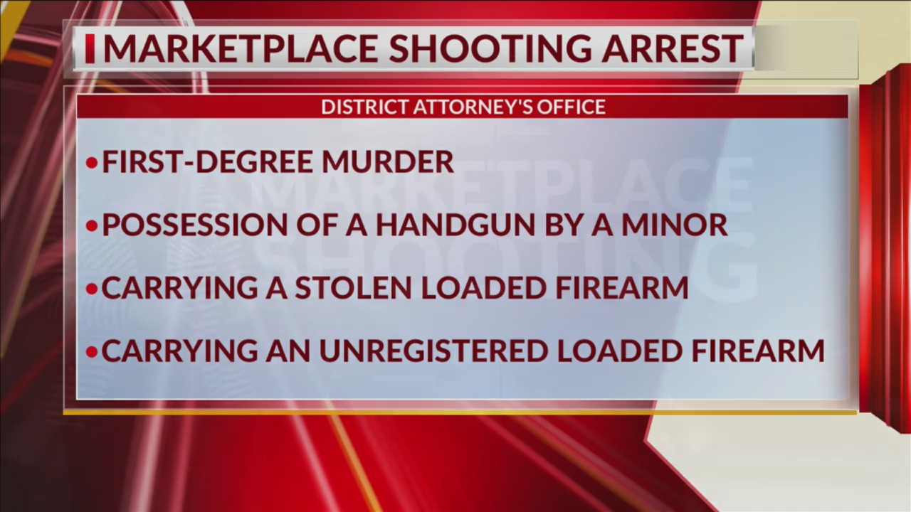 Teen charged with murder in shooting at The Marketplace