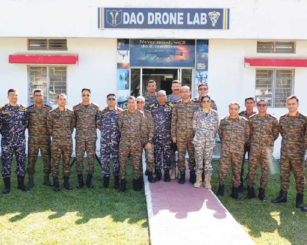 DAO Division showcases drone innovation to higher defence management ...
