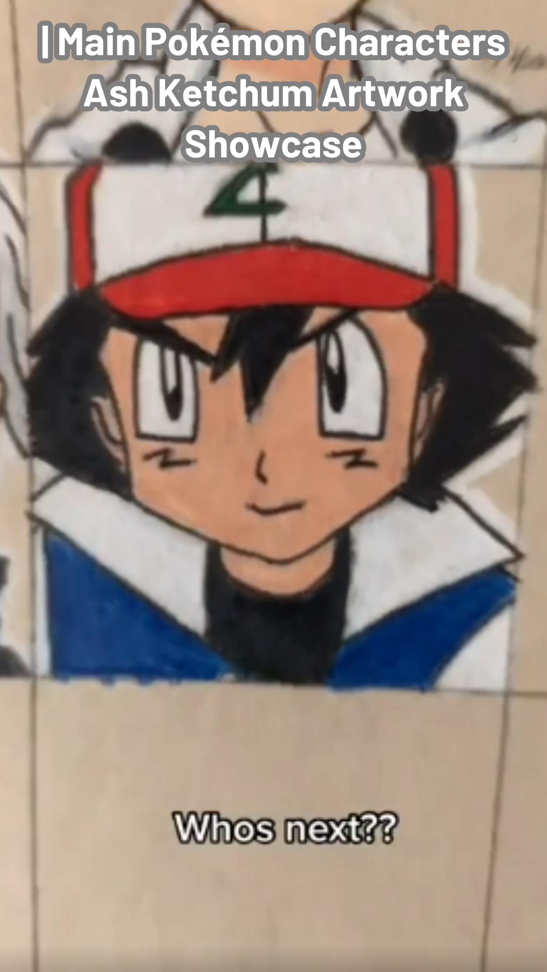 Main Pokémon Characters | Ash Ketchum Artwork Showcase