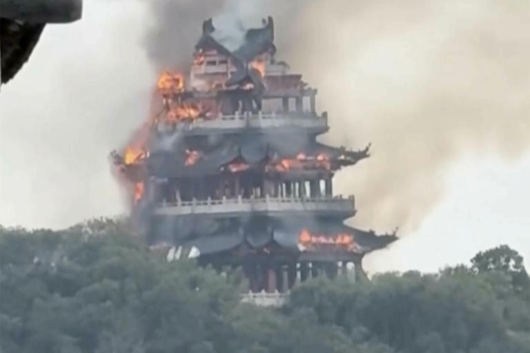 Tourist Blamed for Sparking Massive Fire at Chinese Temple Site with ...