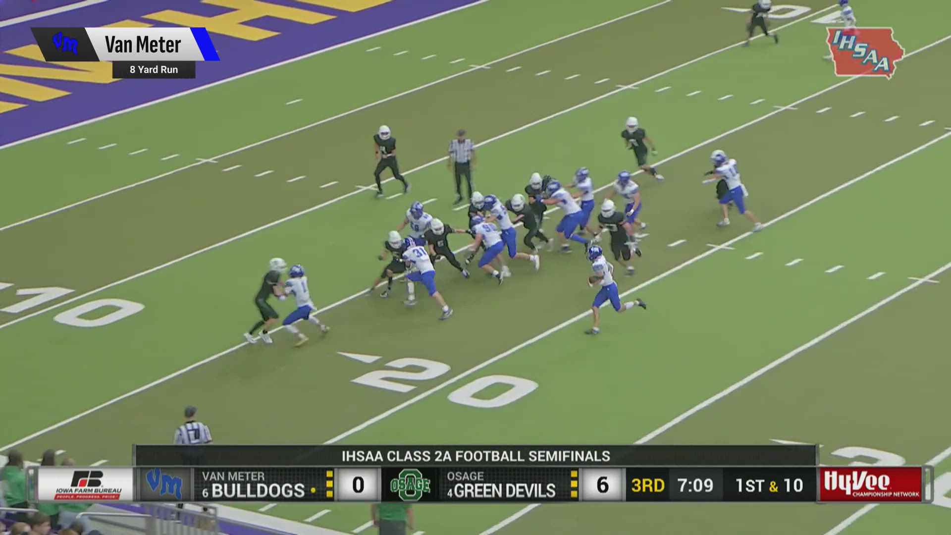 2025 IHSAA Class 2A Football Semifinals Van Meter vs Osage